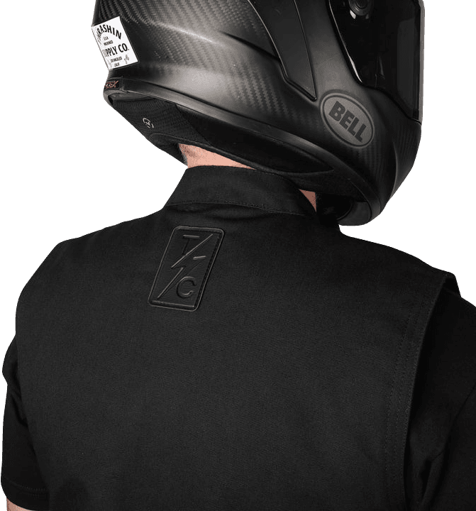 THRASHIN SUPPLY CO. 2820-6428 Nightrider v2 Riding Vest - Black - XL — image 2 of 12
