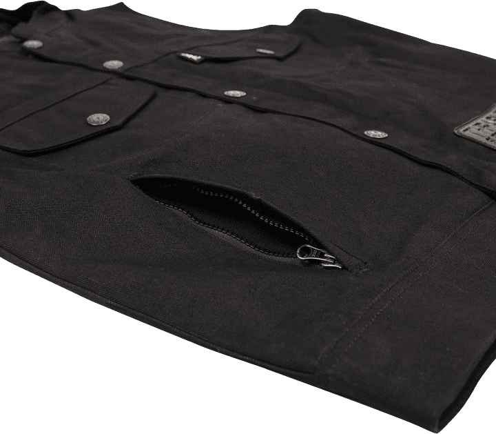 THRASHIN SUPPLY CO. 2820-6428 Nightrider v2 Riding Vest - Black - XL — image 4 of 12