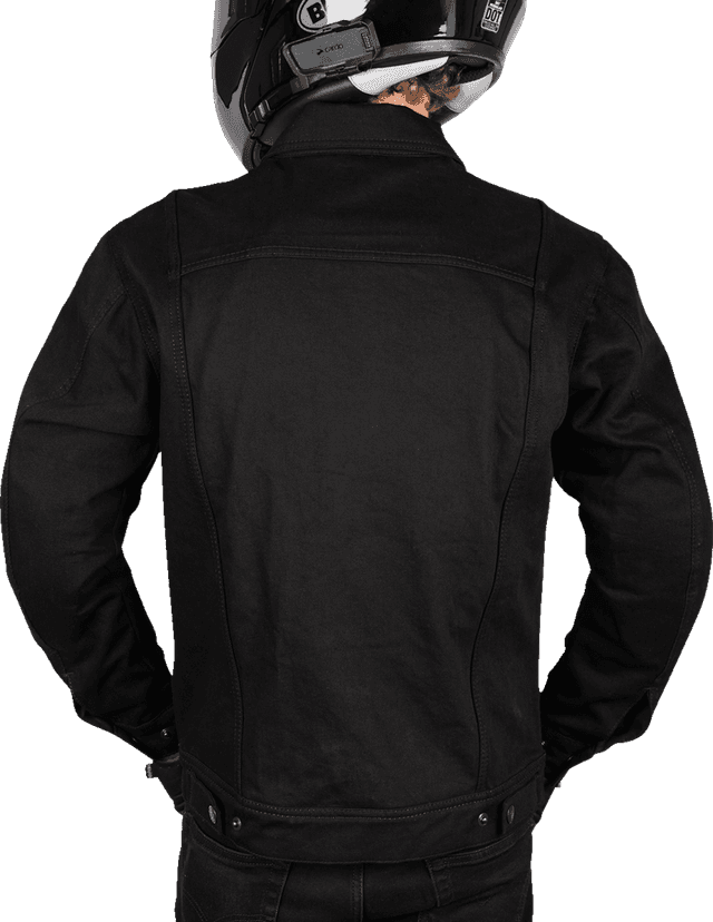 THRASHIN SUPPLY CO. 2820-6481 Highway v2 Denim Riding Jacket - Black - Medium — image 2 of 12