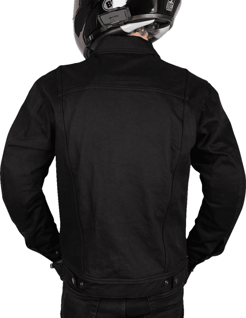 THRASHIN SUPPLY CO. 2820-6481 Highway v2 Denim Riding Jacket - Black - Medium — image 2 of 12