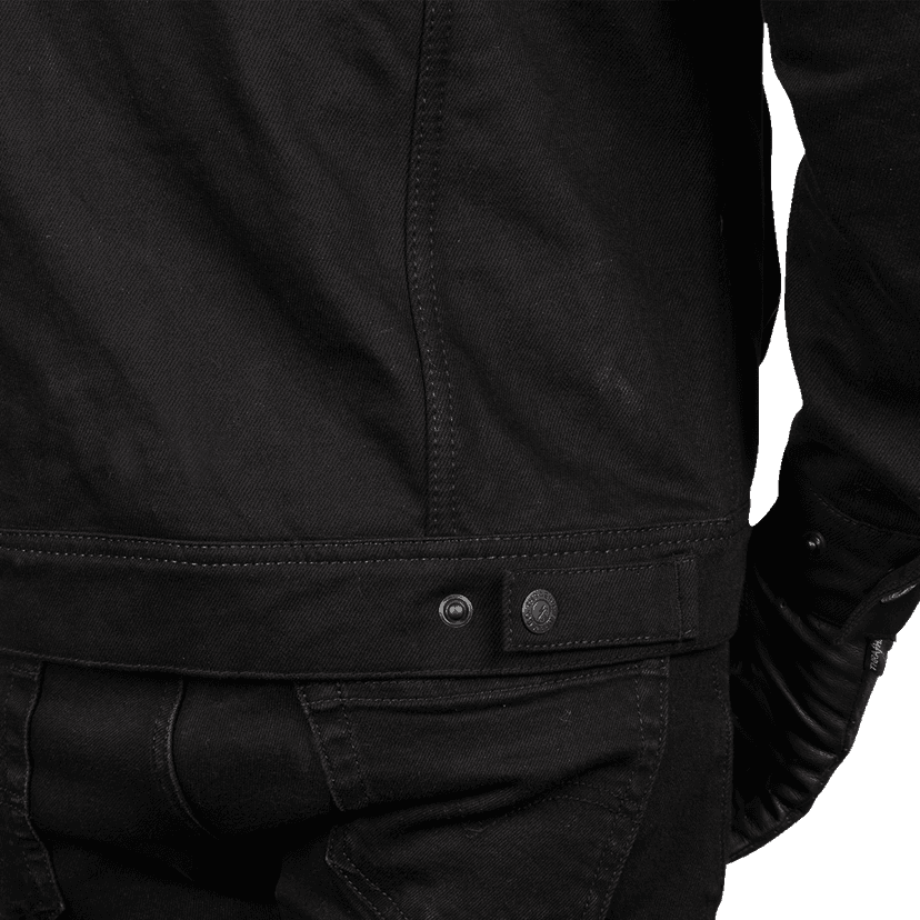 THRASHIN SUPPLY CO. 2820-6482 Highway v2 Denim Riding Jacket - Black - Large — image 8 of 12