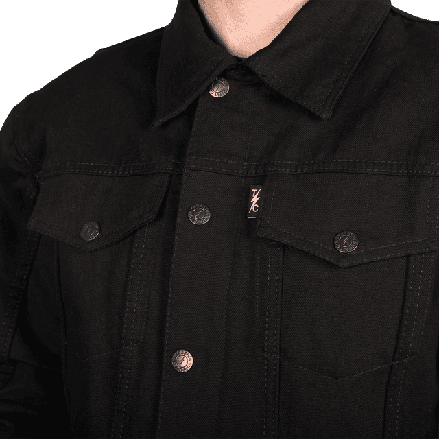 THRASHIN SUPPLY CO. 2820-6484 Highway v2 Denim Riding Jacket - Black - 2XL — image 10 of 12