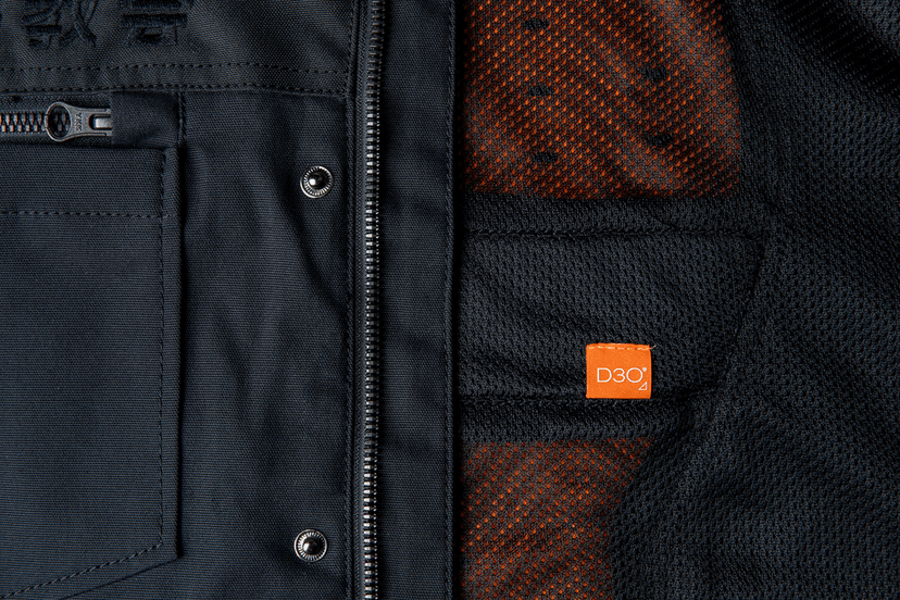 ICON 2820-6561 Upstate Canvas National™ Jacket - Black - Medium — image 5 of 5
