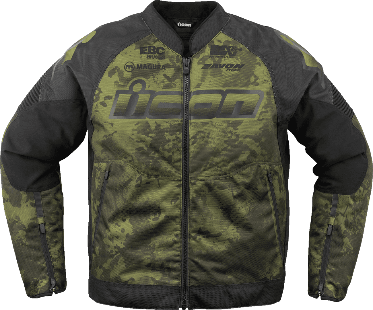 ICON 2820-6719 Overlord3™ CE Magnacross Jacket - Green Camo - Medium