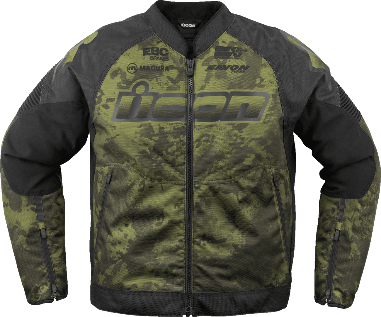 ICON 2820-6723 Overlord3™ Magnacross Jacket - Green Camo - 3XL