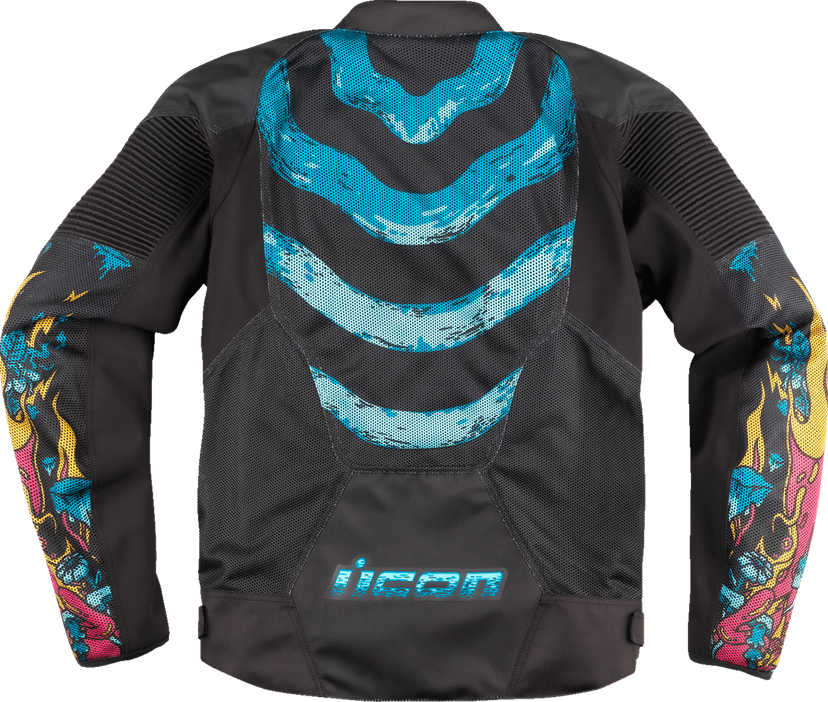 ICON 2820-6726 Overlord3 Mesh Munchies™ Jacket - Teal - Large — image 2 of 2
