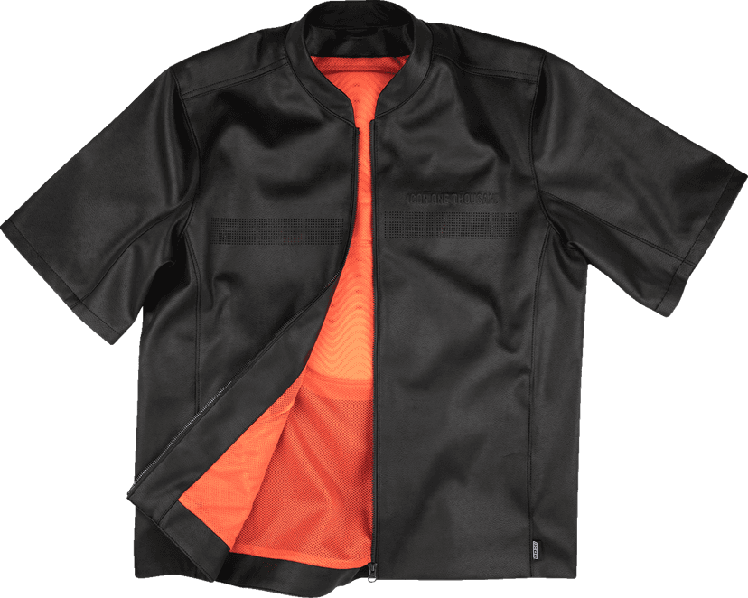 ICON 2820-6762 Short Track™ Jacket - Short-Sleeve - Black - Medium — image 3 of 7