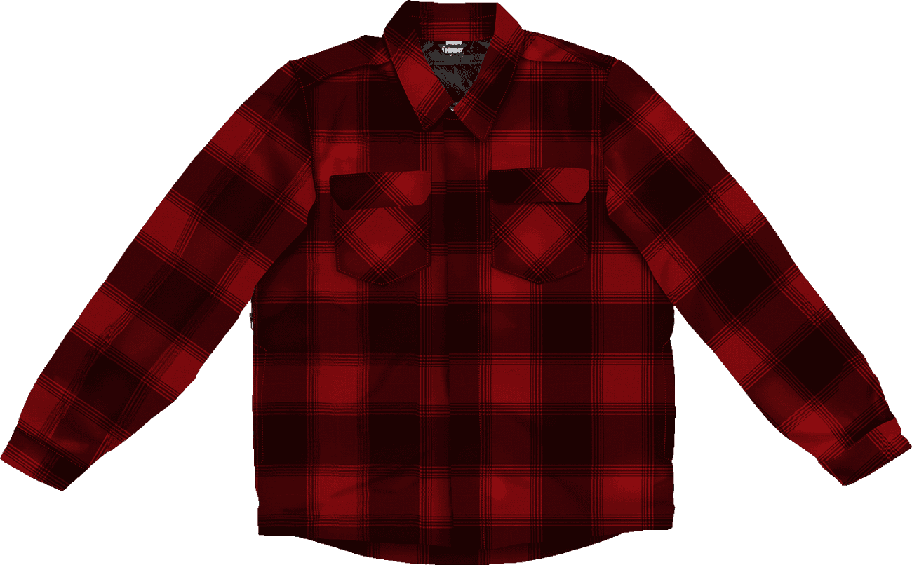 ICON 2820-6976 Fallblock CX Flannel™ Jacket - Red - Large