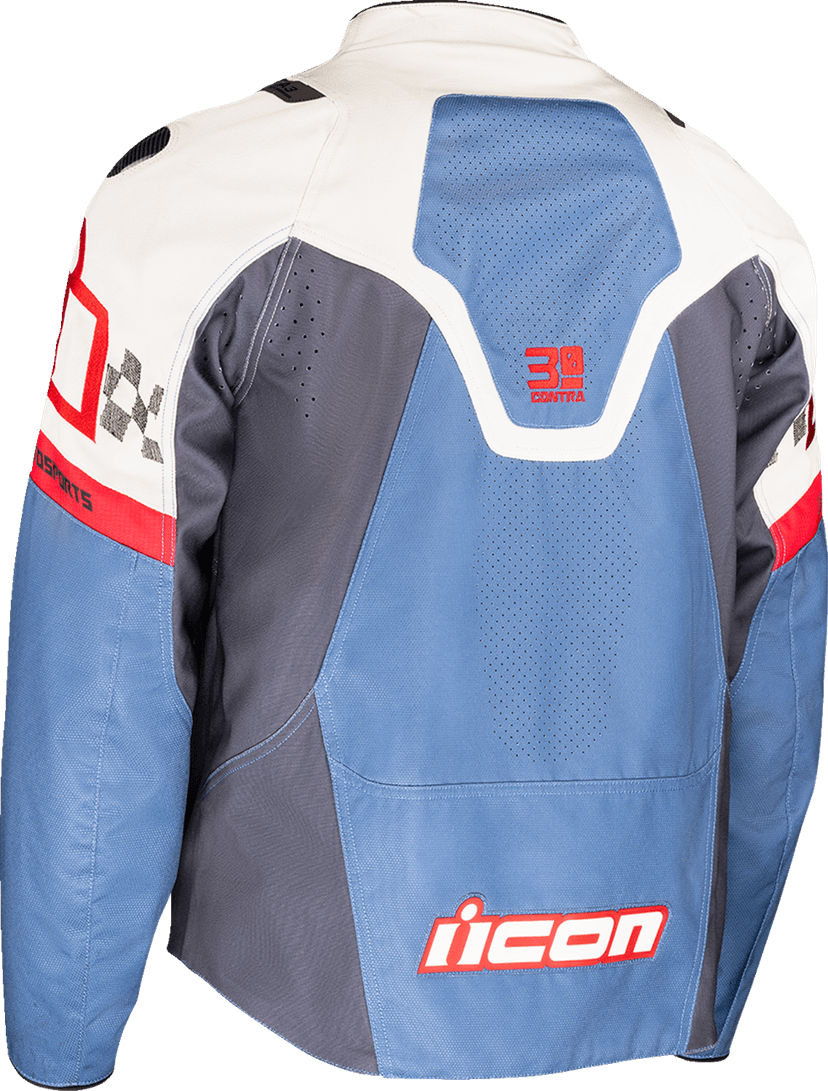 ICON 2820-7058 Contra3™ Hero Jacket - Blue - Large — image 2 of 5