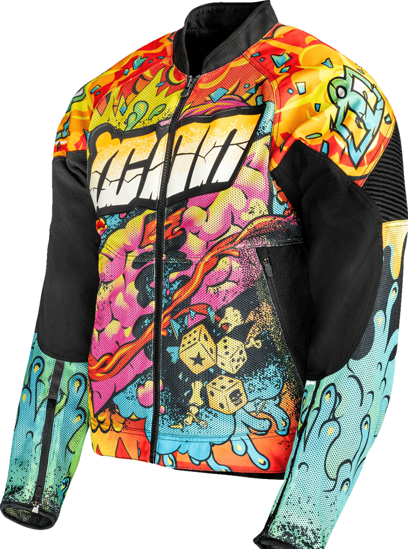 ICON 2820-7076 Overlord3™ Scatterbrain Mesh Jacket - Black - Large — image 1 of 4