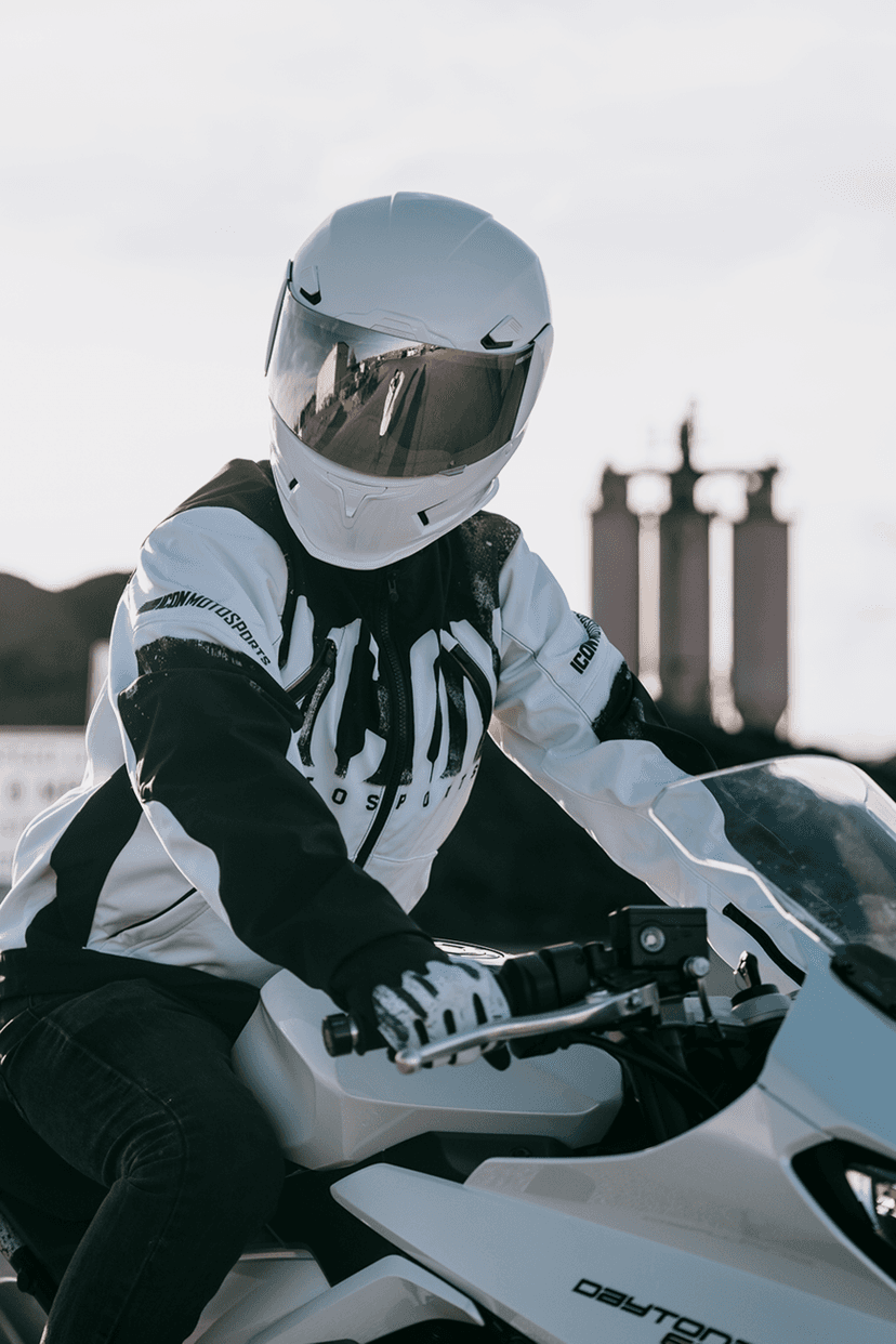 ICON 2820-7927 Merc3 Anomaly™ Jacket - White - 2XL — image 5 of 5