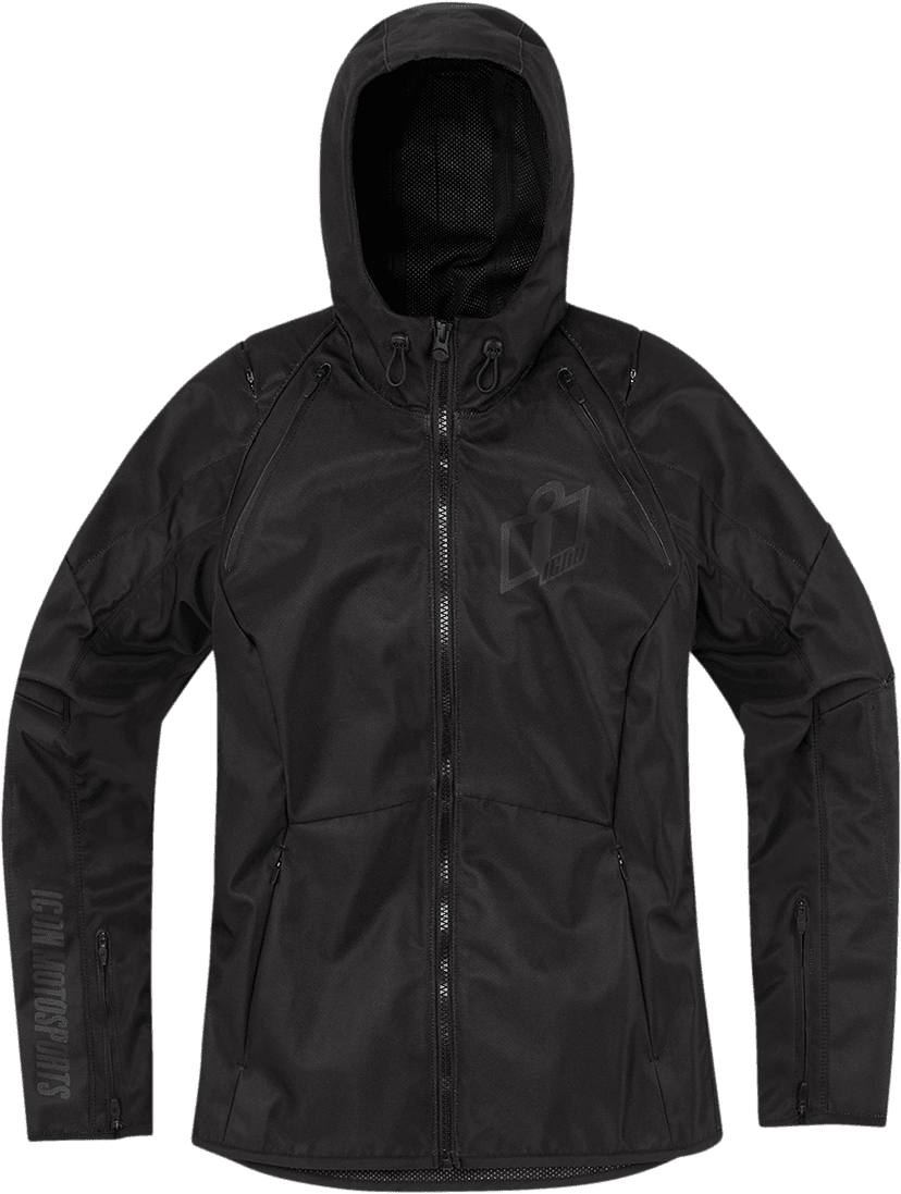 ICON 2822-1403 Women's Airform™ Jacket - Black - XL — image 1 of 10