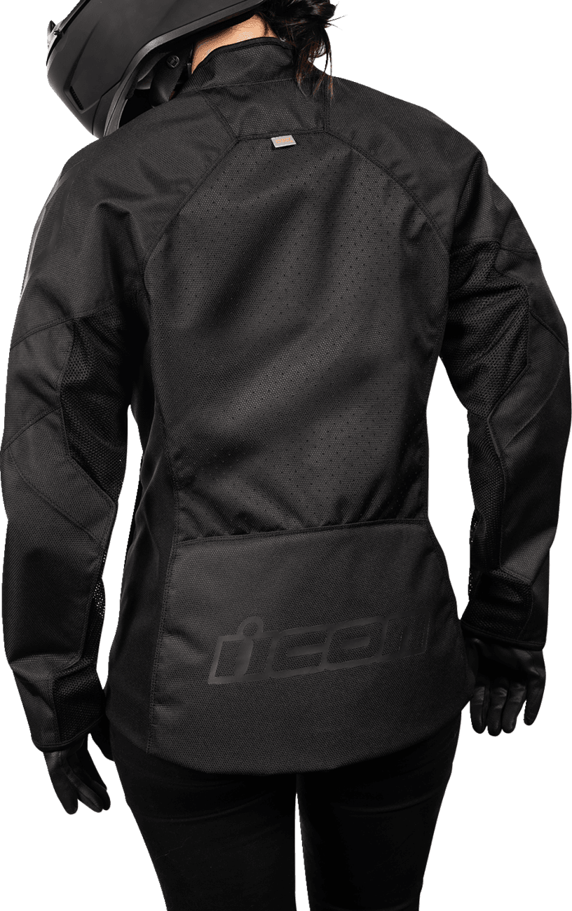 ICON 2822-1482 Women's Hooligan™ CE Jacket - Black - 3XL — image 8 of 8
