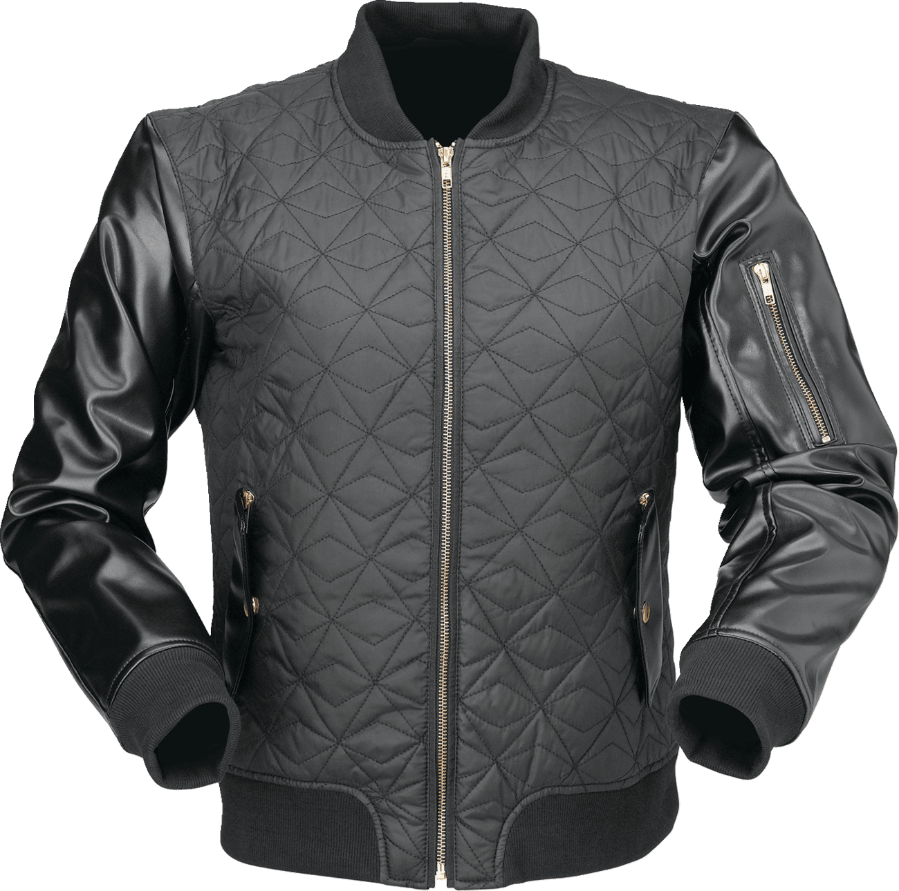 Z1R 2822-1504 Women's Bomber Jacket - Black - 3W