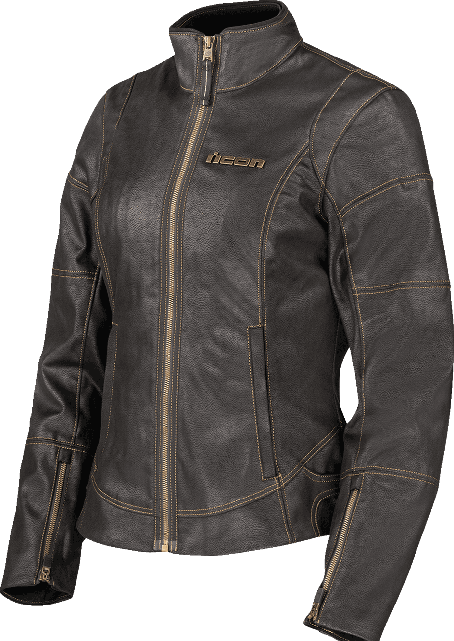 ICON 2822-1772 Women's Tuscadero3™ Jacket - Black - Large