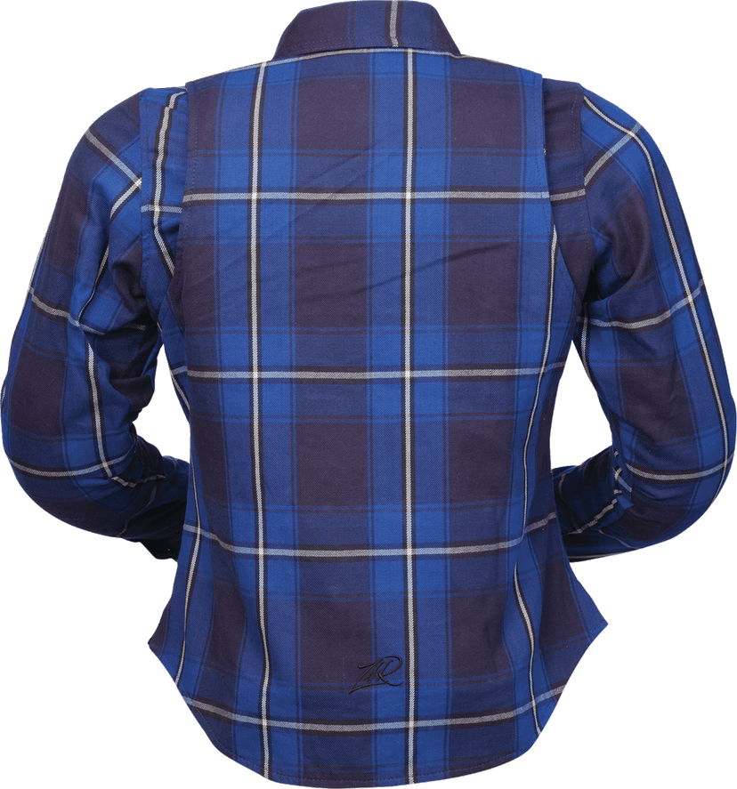 Z1R 2822-1859 Women's Ashwood Flannel - Blue - Small — image 2 of 2