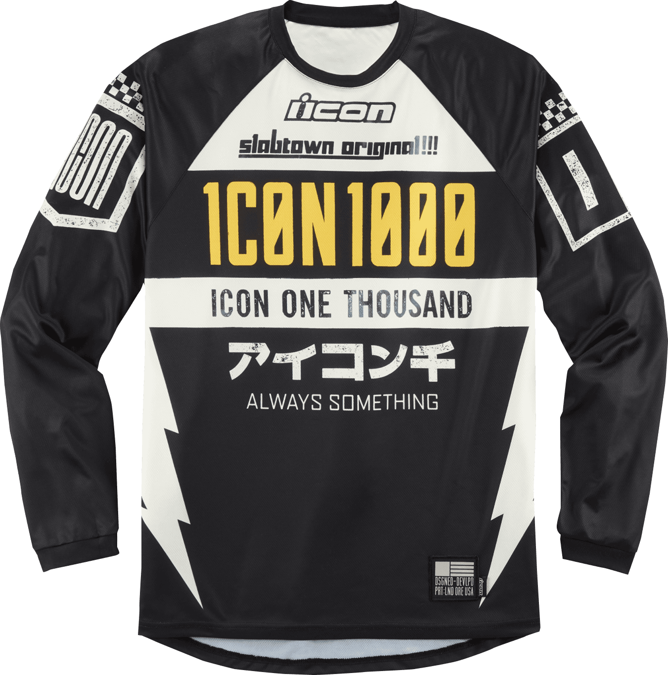 ICON 2824-0078 Slabtown™ Jersey - Black - Medium