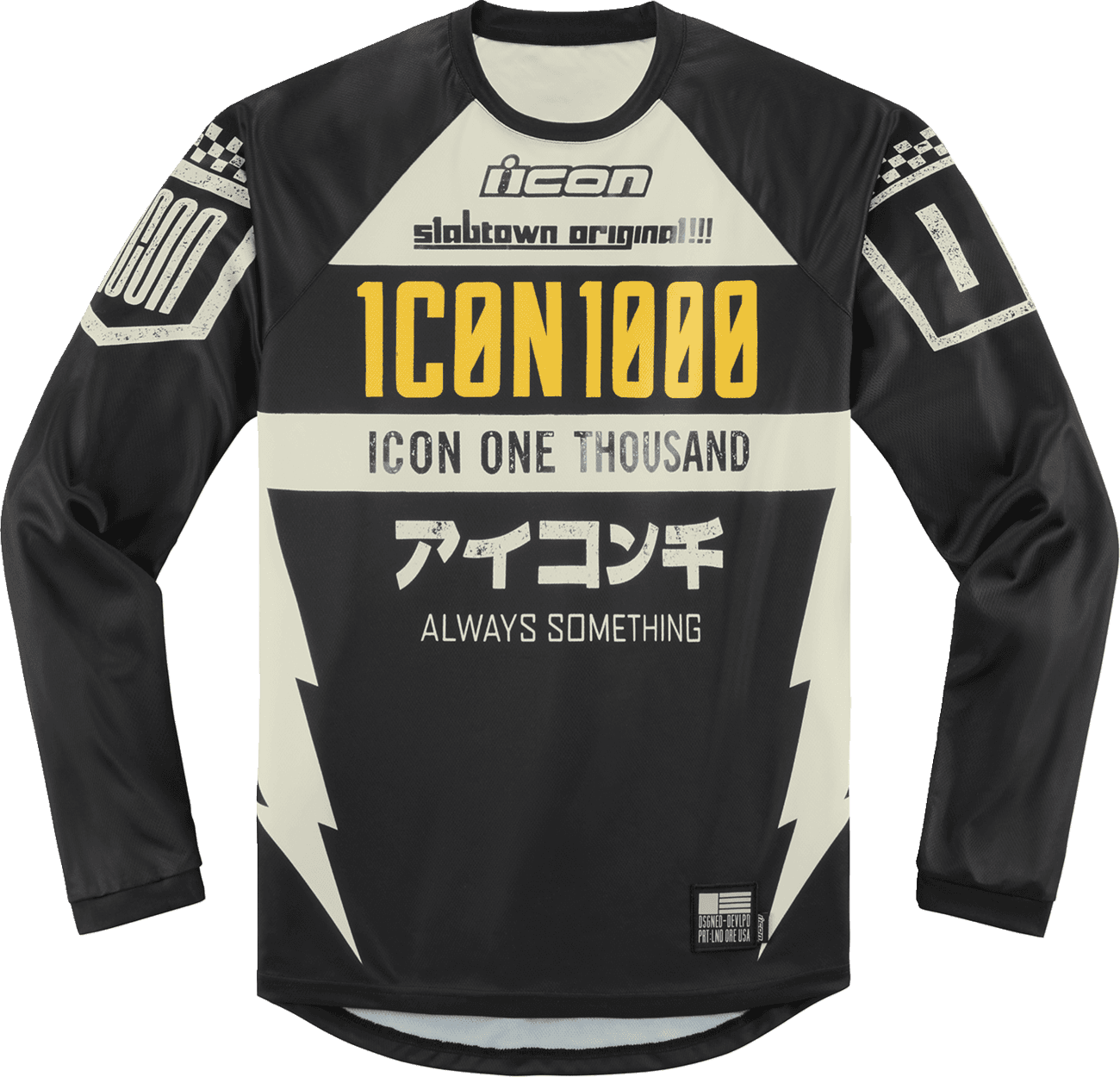 ICON 2824-0082 Slabtown™ Jersey - Black - 3XL