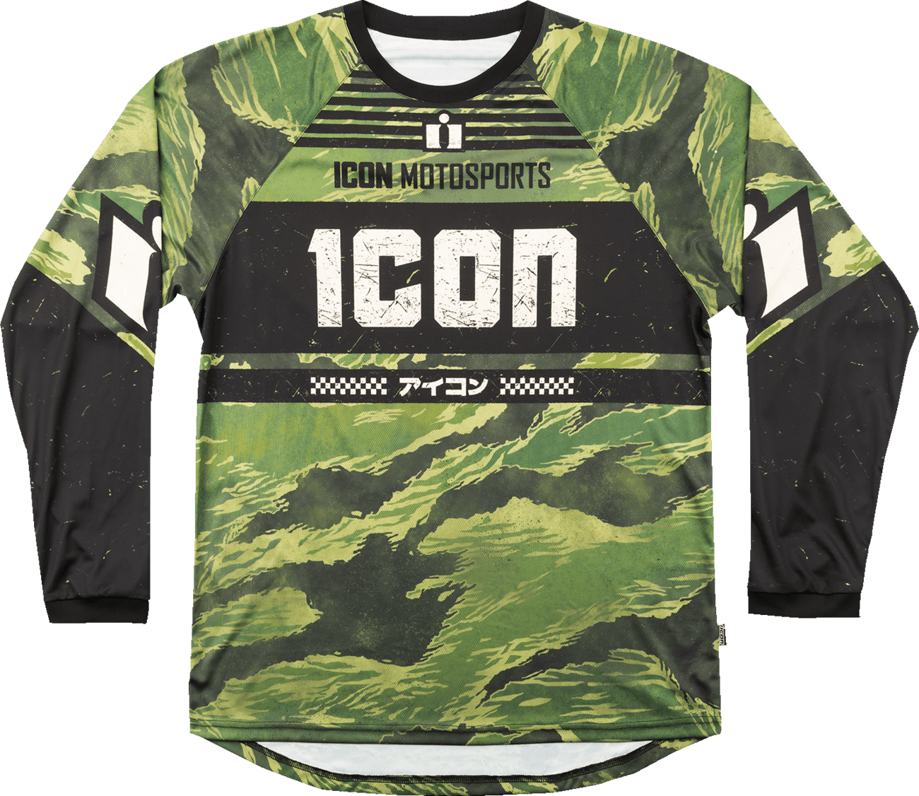 ICON 2824-0088 Tiger’s Blood Jersey - Green Camo - 2XL