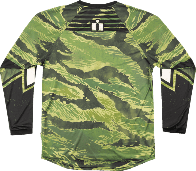 ICON 2824-0089 Tiger’s Blood Jersey - Green Camo - 3XL — image 2 of 2