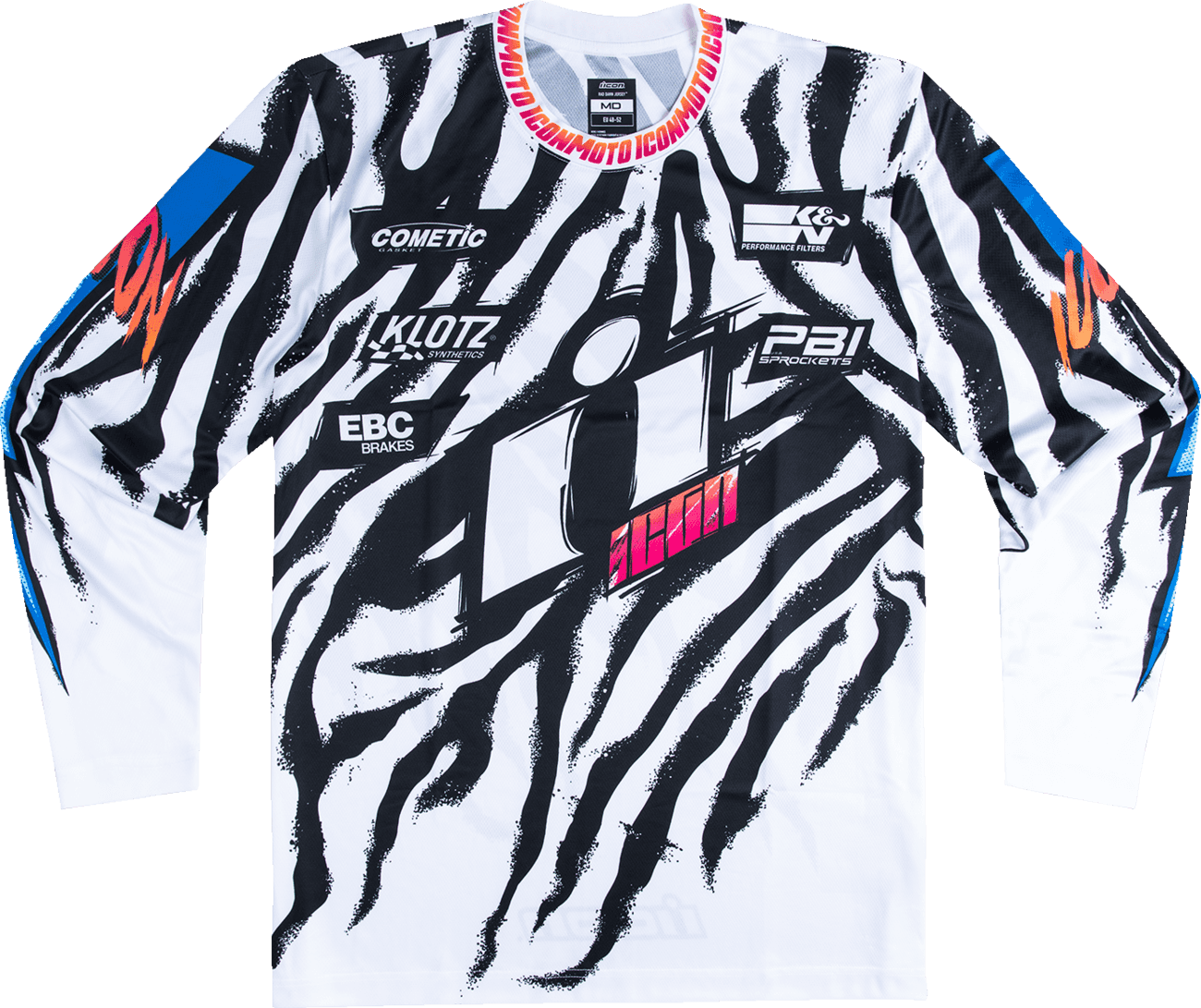 ICON 2824-0099 Rad Dawn™ Jersey - White - Medium