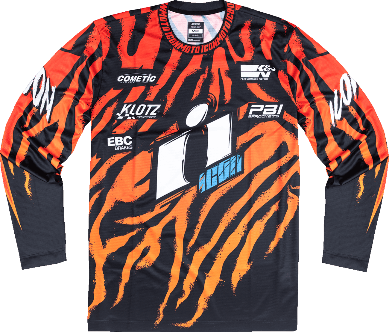 ICON 2824-0106 Rad Dawn™ Jersey - Orange - Large