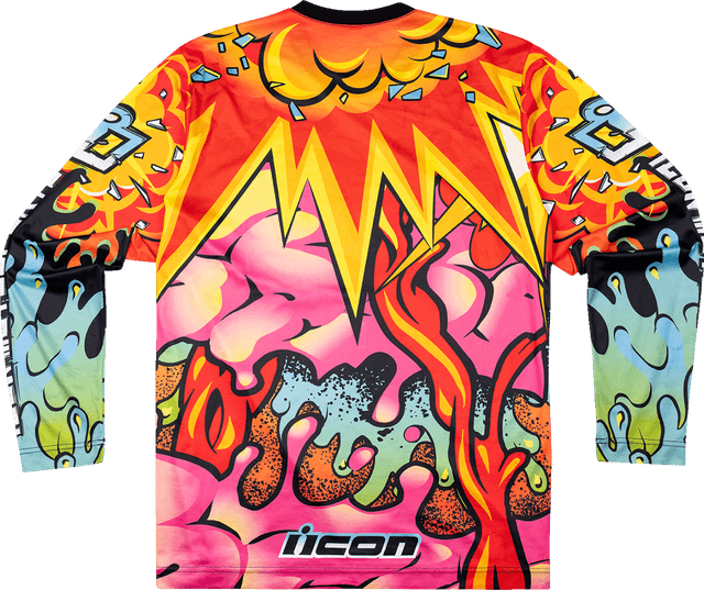 ICON 2824-0112 Scatterbrain Jersey - Black - Large — image 2 of 2
