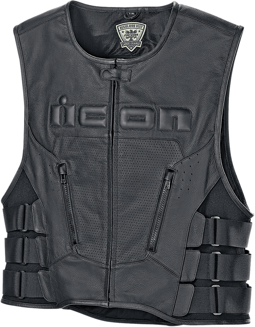 ICON 2830-0394 Regulator™ D3O® Vest - Black - 4XL — image 1 of 8