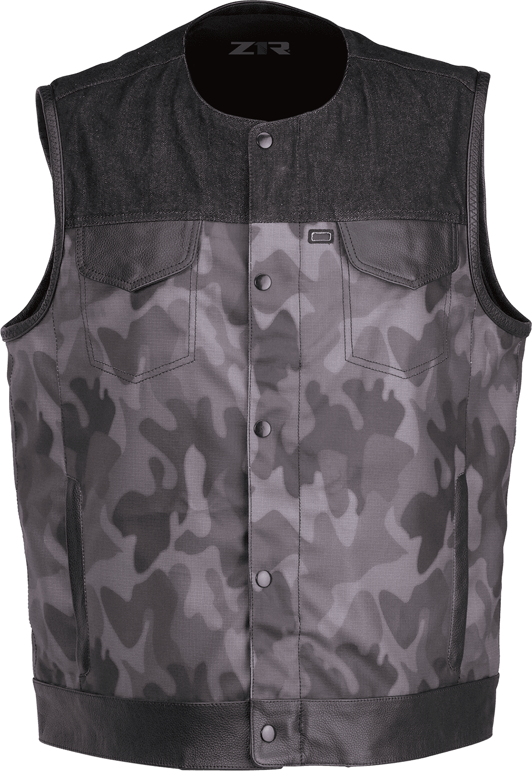 Z1R 2830-0624 Nightfire Camo Vest - Black/Gray - Small