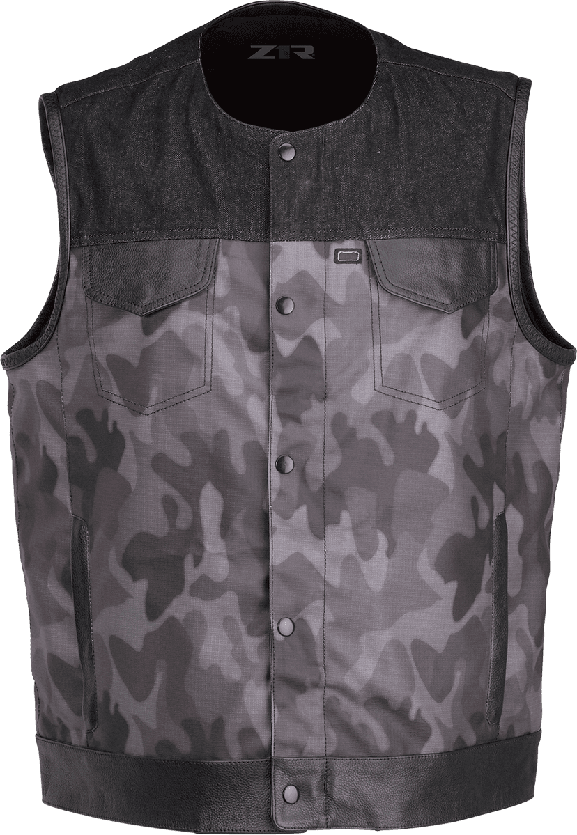 Z1R 2830-0626 Nightfire Camo Vest - Black/Gray - Large — image 1 of 2