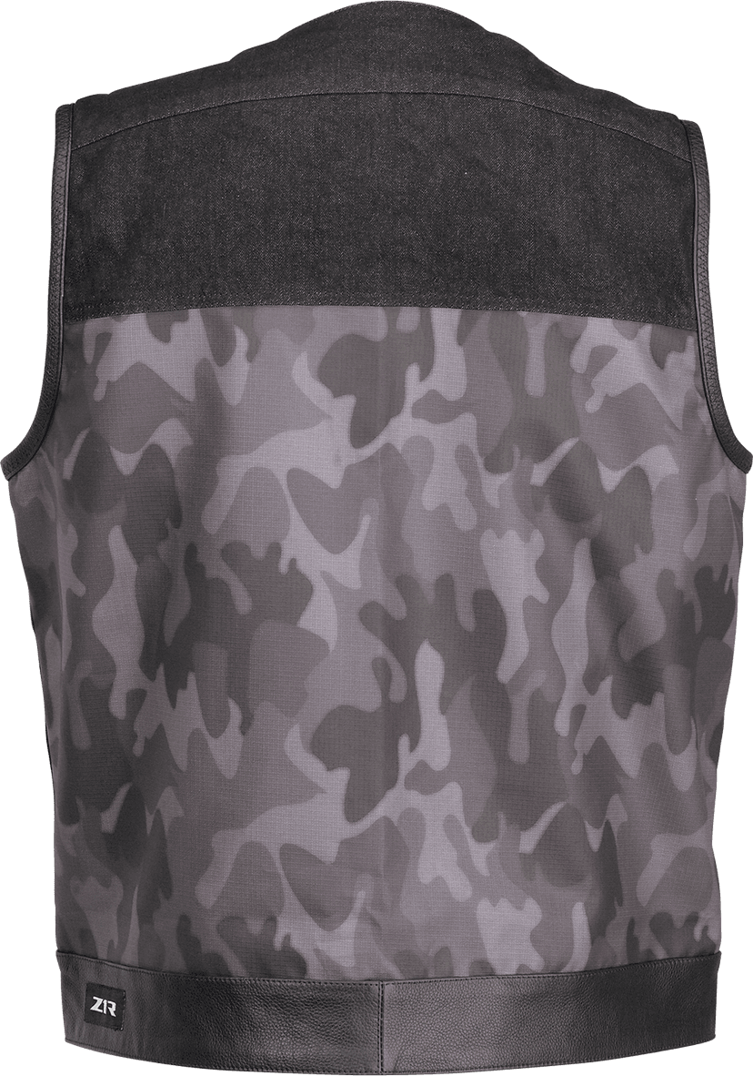 Z1R 2830-0626 Nightfire Camo Vest - Black/Gray - Large — image 2 of 2