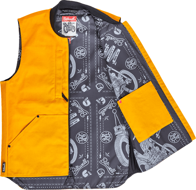 BILTWELL 2830-0769 4 Speed Vest - Gold - Medium — image 3 of 5