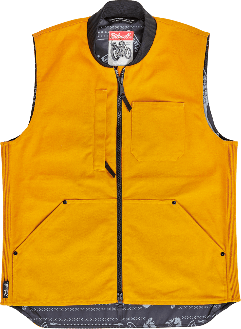 BILTWELL 2830-0771 4 Speed Vest - Gold - XL