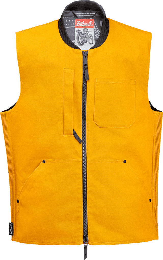 BILTWELL 2830-0771 4 Speed Vest - Gold - XL — image 4 of 5