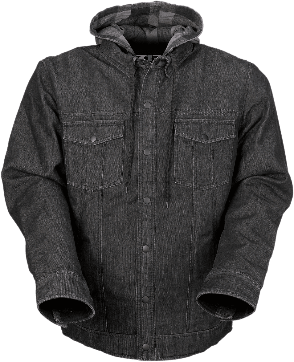Z1R 2840-0074 Timber Denim Shirt - Black/Gray - Small