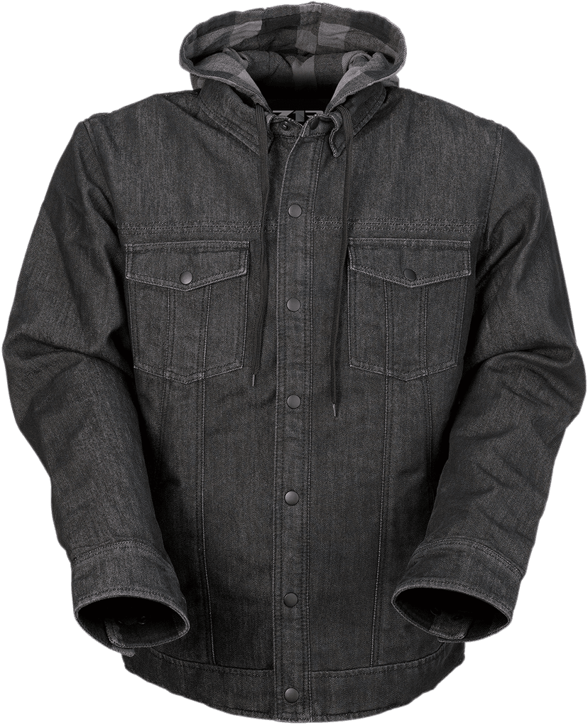 Z1R 2840-0075 Timber Denim Shirt - Black/Gray - Medium