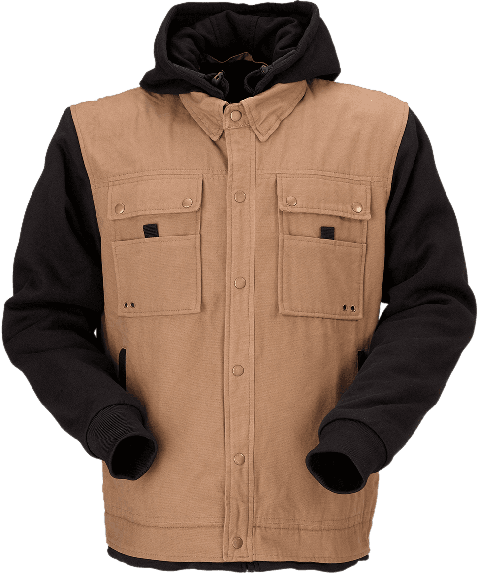 Z1R 2840-0128 Jayrod Jacket - Tan/Black - Large