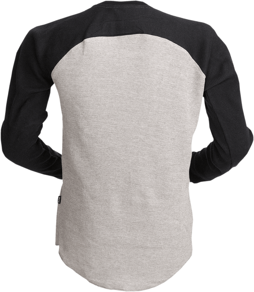 Z1R 2840-0154 Waffle Long-Sleeve Shirt - Gray - 3XL — image 2 of 2