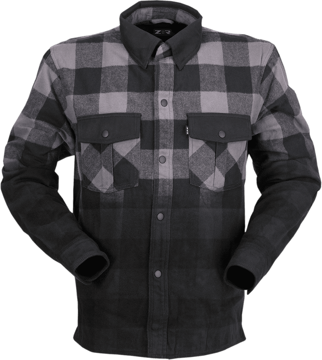 Z1R 2840-0160 Duke Ombre Flannel - Gray/Black - XL