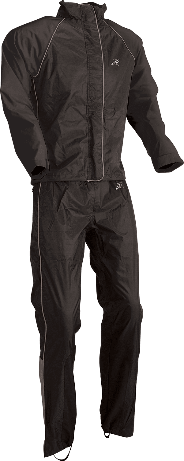 Z1R 2853-0027 Women's 2-Piece Rainsuit - Black - XS — image 1 of 2