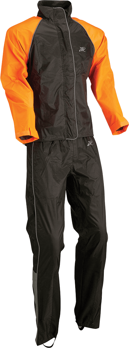 Z1R 2854-0361 Women's Rain Jacket - Orange - Medium — image 3 of 4
