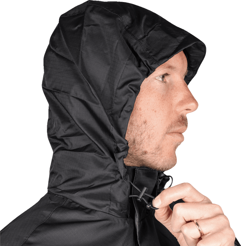 THRASHIN SUPPLY CO. 2854-0377 Mission WP Rain Jacket - Black/Gray - Medium — image 3 of 4