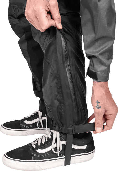 THRASHIN SUPPLY CO. 2855-0644 Mission Rain Pants - Black - S/M — image 5 of 8