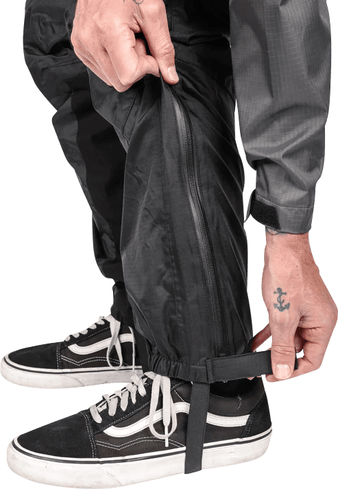 THRASHIN SUPPLY CO. 2855-0644 Mission Rain Pants - Black - S/M — image 5 of 8
