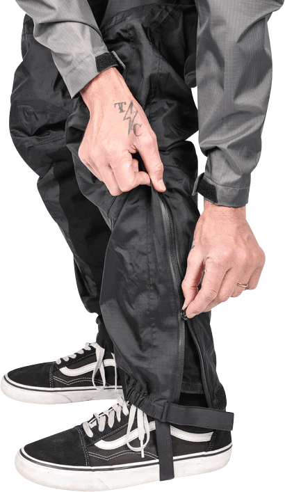 THRASHIN SUPPLY CO. 2855-0644 Mission Rain Pants - Black - S/M — image 4 of 8