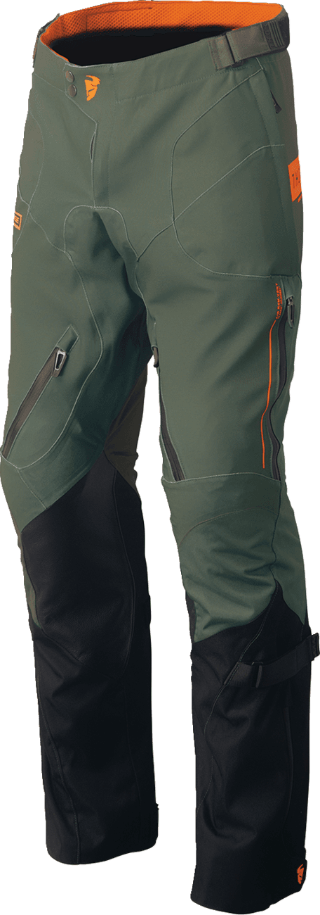 THOR 2901-10802 Range Pants - Army/Orange - US 44