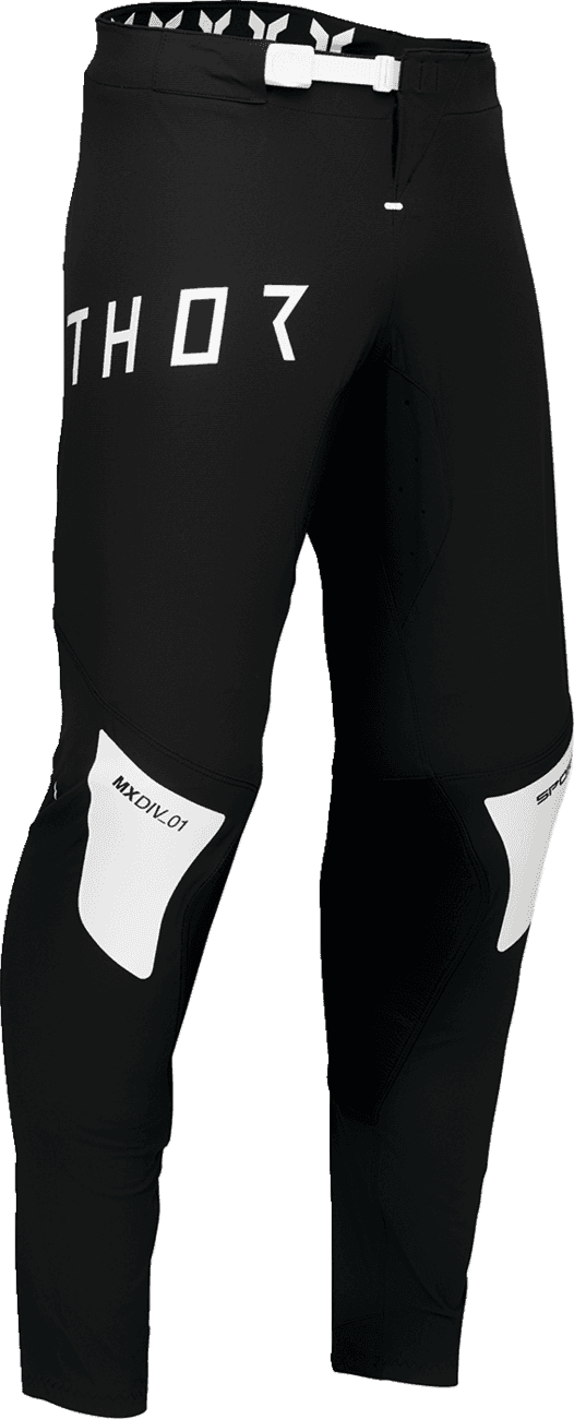 THOR 2901-11697 Sportmode Strike Pants - Black/White - US 32