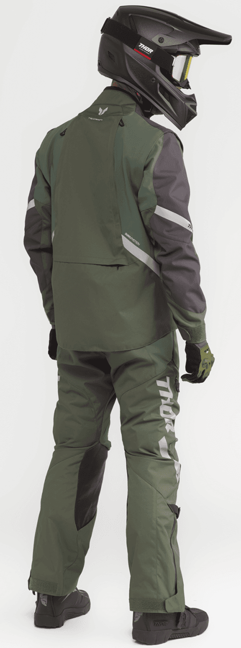 THOR 2901-12151 Terrain Over-the-Boot Pants - Army/Charcoal - US 32 — image 5 of 6
