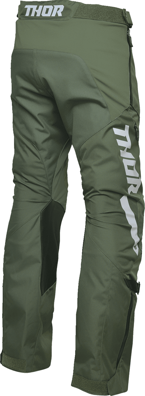 THOR 2901-12159 Terrain Over-the-Boot Pants - Army/Charcoal - US 48 — image 2 of 6