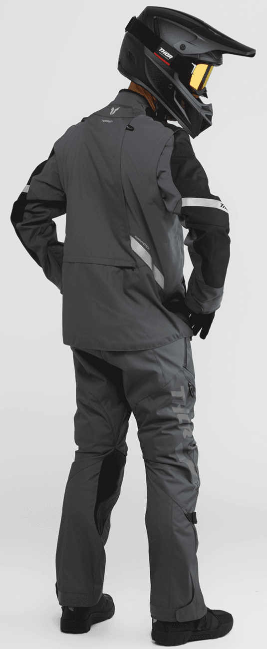 THOR 2901-12178 Terrain Over-the-Boot Pants - Charcoal - US 42 — image 6 of 6